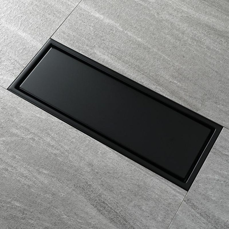 matt black Factory Direct ABS Bathroom Rectangle bathroom toilet Shower Floor Drain Linear Shower SUS 304 Drain