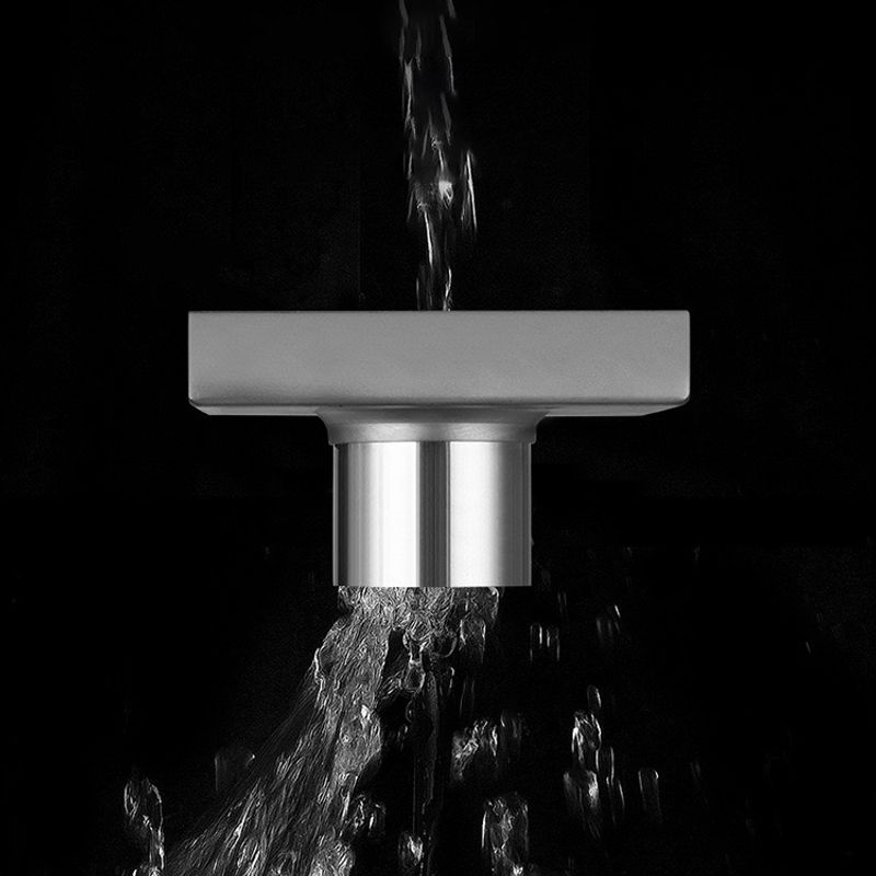 DIKALAN 10 Cm Matt Black Brushed Bathroom Drainer 4 Inch SUS 304 Stainless Steel Square Shower Floor Drain
