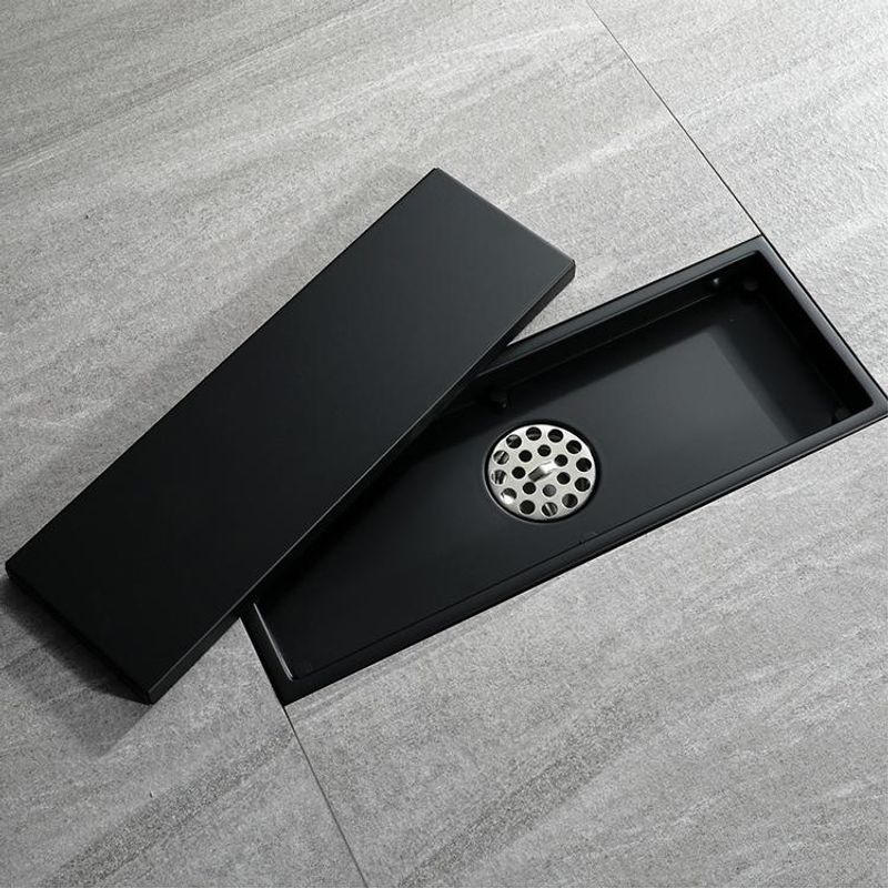 matt black Factory Direct ABS Bathroom Rectangle bathroom toilet Shower Floor Drain Linear Shower SUS 304 Drain